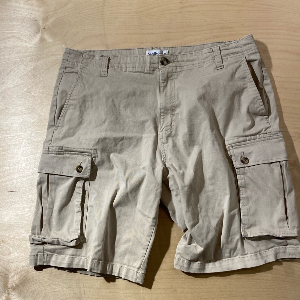 Saddlebred Casual Tan Cargo Shorts 38 (HS)